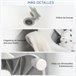 Bañera para Bebé Plegable PP, TPE HOMCOM Gris