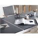 Beliani Conjunto de comedor GROSSETO Grafito