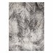 Alfombra MATEO 8035/944 Moderna hojas de palma estructural 140x190 Gris