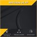 4 Pesos para Base de Sombrilla PP Outsunny 89x89 Negro