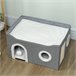 Casa para Gatos MDF, Sisal PawHut Gris