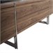 ANGEL CERDA Mueble TV nogal patas acero Nogal