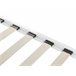Beliani Cama con somier Metal CUSSET 187x209 Blanco