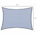 Toldo de Vela HDPE Outsunny, terraza y jardín - carpas y toldos Gris