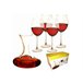 Set 4 copas con decantador LARA Transparente
