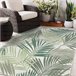 Alfombra de cuerda sisal COLOR Hojas Selva 160x230 Verde