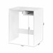 Escritorio LUPYN con 1 hueco blanco Blanco
