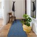 Alfombra de pasillo TRAFFIC AB 100x400 Azul