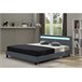 Cama LED 140x190 Gris