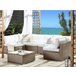 Beliani Conjunto longue BELVEDERE Blanco