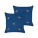 Beliani Cojín decorativo TALINUM 45x45 Azul
