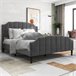 Marco de la cama 200x140 Gris