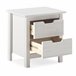 Mesita de noche JULIETA 2 cajones Mesita de noche JULIETA 2 cajones Blanco