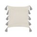 Beliani Cojín decorativo HELICONIA Gris