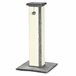 Rascador para Gatos Aglomerado de Madera, Felpa, Sisal PawHut Gris