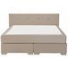 Beliani Cama continental Terciopelo CONSUL 191x212 Beliani Cama continental Terciopelo CONSUL 191x212 Beige