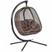 Silla Colgante Acero Marron