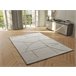 Alfombra geométrica a trazos LENA - ATTICGO 200x290 Crema