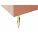 Beliani Cama con somier Terciopelo MARVILLE 162x225 Arena
