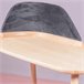 Escritorio de diseño en madera y terciopelo - Cattelan 109x56 Fresno