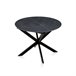Mesa redonda extensible Onix 140x100 Negro
