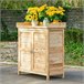 Armario de Almacenaje Madera de Abeto Outsunny Marron