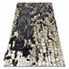 Alfombra DE LUXE moderna 2079 Ladrillo - Structura 180x270 Amarillo