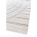Alfombra con relieve de estilo escandinavo SNOWY - ATTICGO 80x150 Blanco