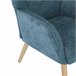 Sillón decorativo TYRA Azul