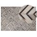 Beliani Alfombra de pelo corto TEKIR 140x200 Beige