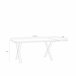 Mesa extensible de comedor NELLEKE Cemento