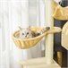 Árbol Rascador para Gatos Aglomerado de Madera, Felpa, Sisal Beige