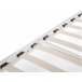 Beliani Cama con somier Metal LYRA 162x209 Blanco