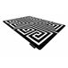 Alfombra HAMPTON Rich griego 200x290 Negro