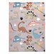 Alfombra FUN Dino para niños dinosaurios 240x330 Beige