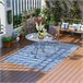 Alfombra de Exterior PP Outsunny Azul