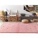 Beliani Alfombra de pelo corto YULAFI 160x230 Fucsia