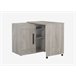 Mesa de cocina extensible y giratoria BOSTON Roble Gris