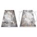 Alfombra LUCE 77 moderna Marco vintage Structural 134x190 Gris