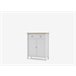 Mueble Microondas 2P 1C LANDHAUS. Blanco