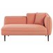 Beliani Chaise longue Bouclé CHEVANNES Beige