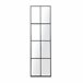 Espejo de pared SOFIA 132x38x2cm marca ECOANYA Negro