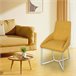 Silla de comedor VIVIAN pack 2 unidades tapizada Amarillo