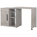 Mesa de cocina extensible y giratoria BOSTON Roble Gris