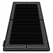 Alfombra HAMPTON Chick cuadro 80x150 Negro