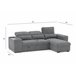 Chaise longue con cama HOXTON Gris