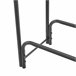 Soporte para leña Kwethluk acero Negro