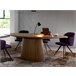 ANGEL CERDA Mesa comedor ovalada nogal 220x110 Nogal