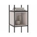 Estantería ANYA de 36cm negro y crema Negro/ Crema