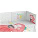 Chichonera de bebé cuna transpirable. Colección Flamingo Blanco